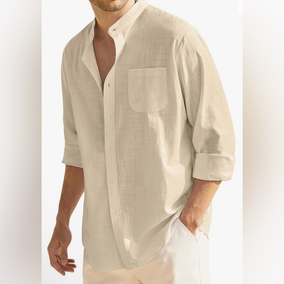 CooFandy Long Sleeve Button Down Shirt - NWT - Size XXL - Picture 1 of 11